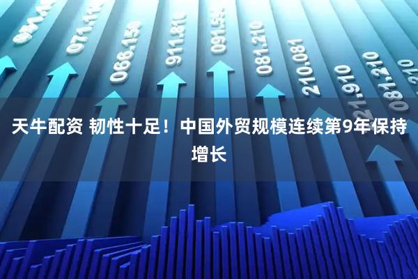 天牛配资 韧性十足！中国外贸规模连续第9年保持增长